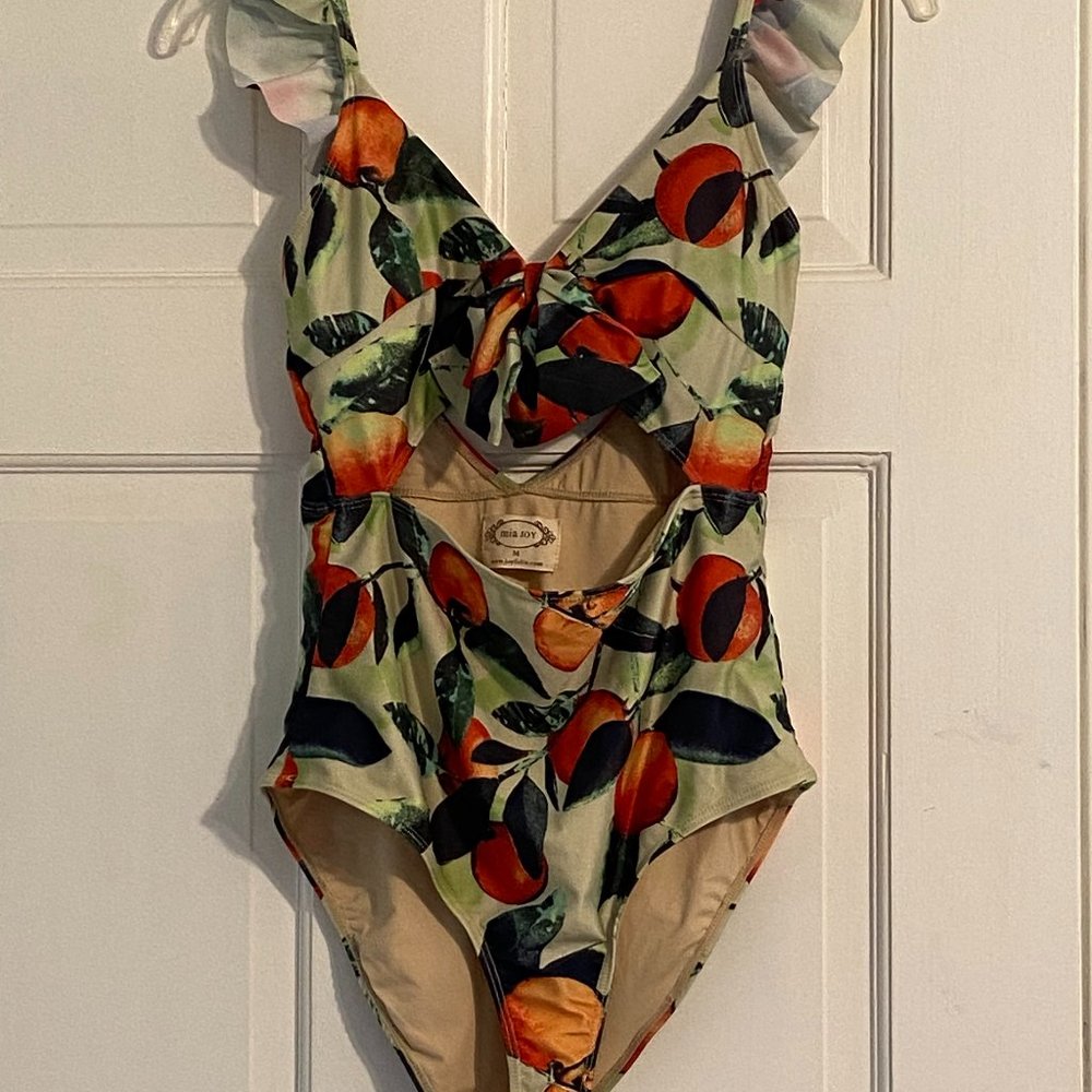 Mia Joy 1 pc Swimsuit Sz M